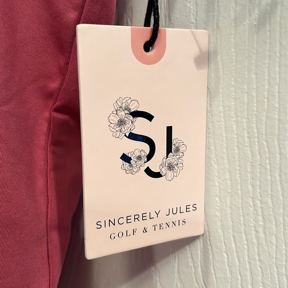 Sincerely Jules brand size L pullover racer back Golf & Tennis style top- NWT - Picture 3 of 6